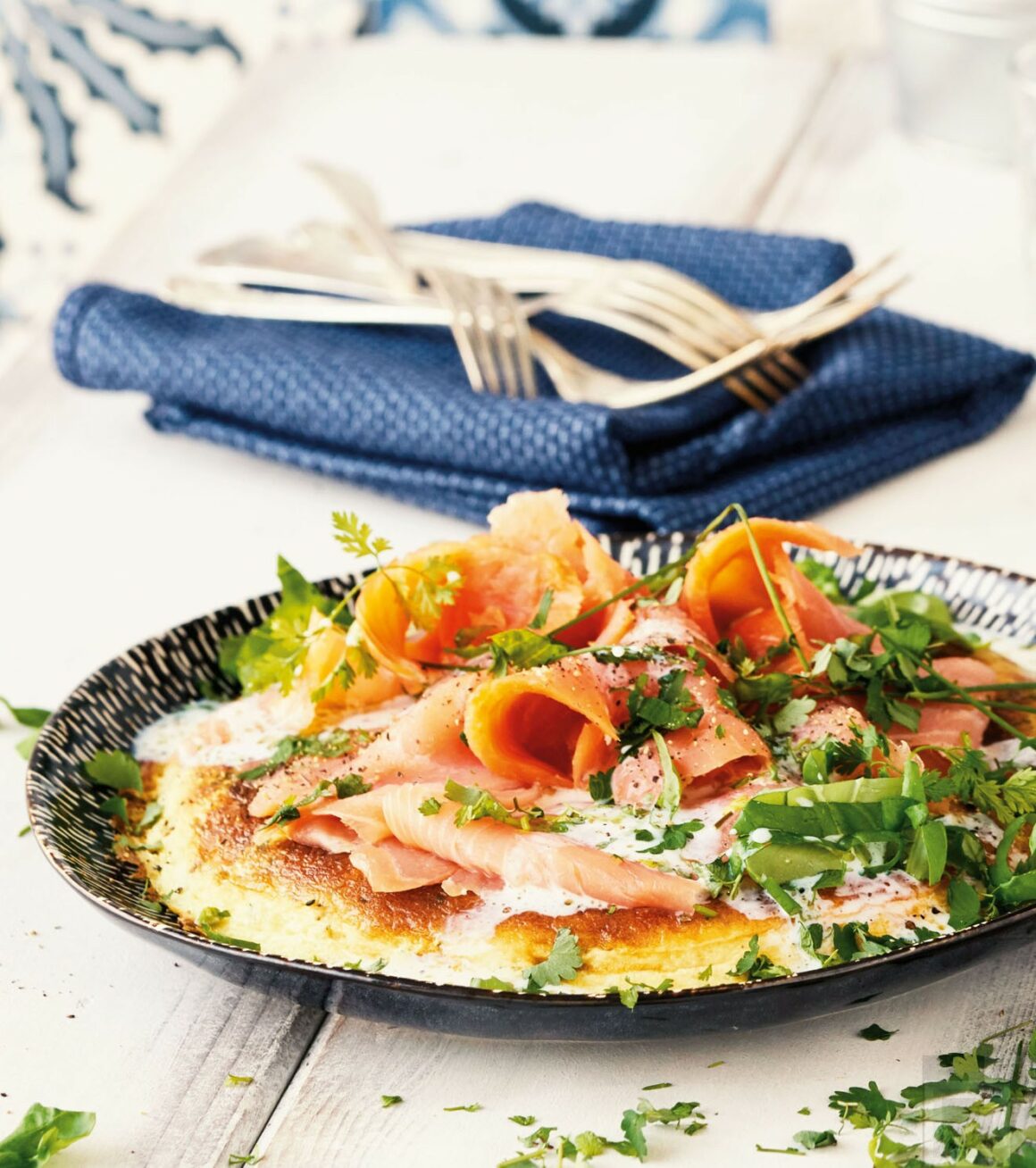 Kräuter Fritatta mit Räucherlachs - Mr. Food & Travel by Murmelz Kräuter Fritatta mit Räucherlachs - Mr. Food & Travel by Murmelz