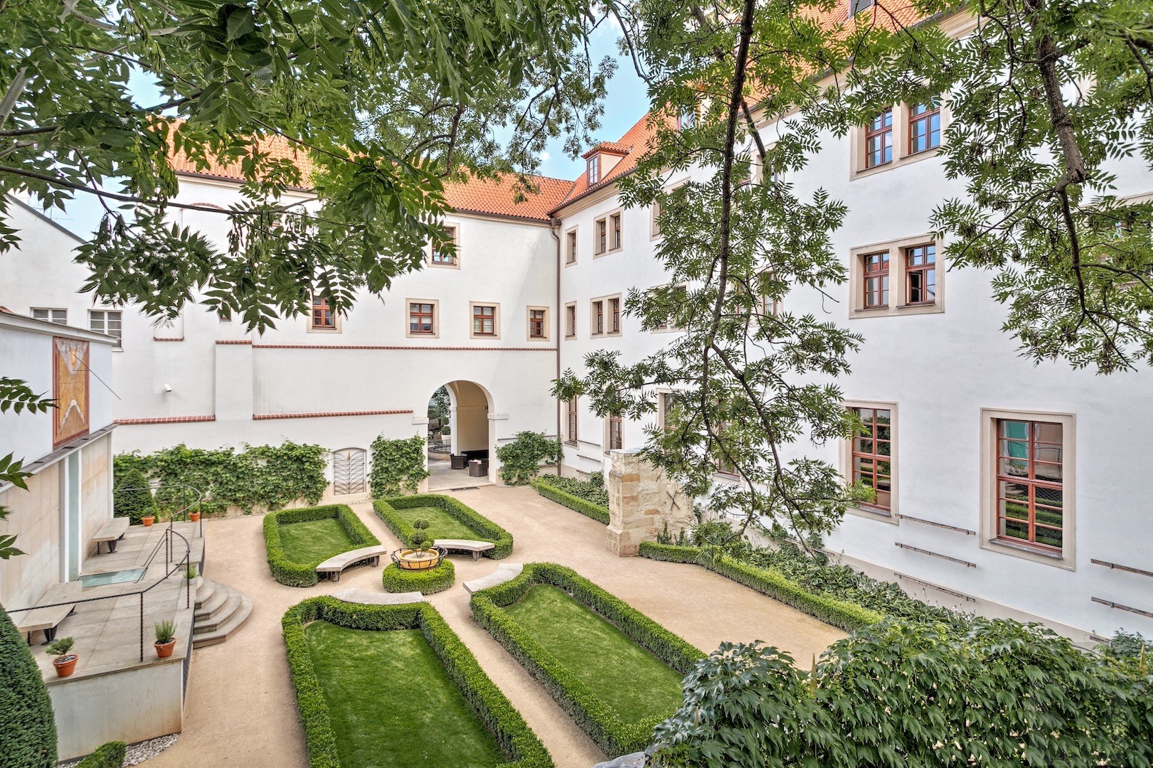 Innenhof Hotel Augustine © Hotel Augustine