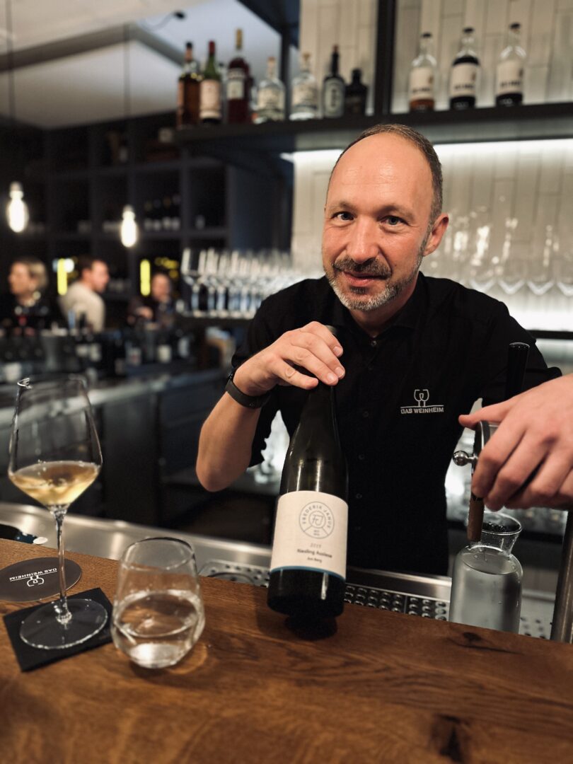 Beratung von Helmut an der Bar