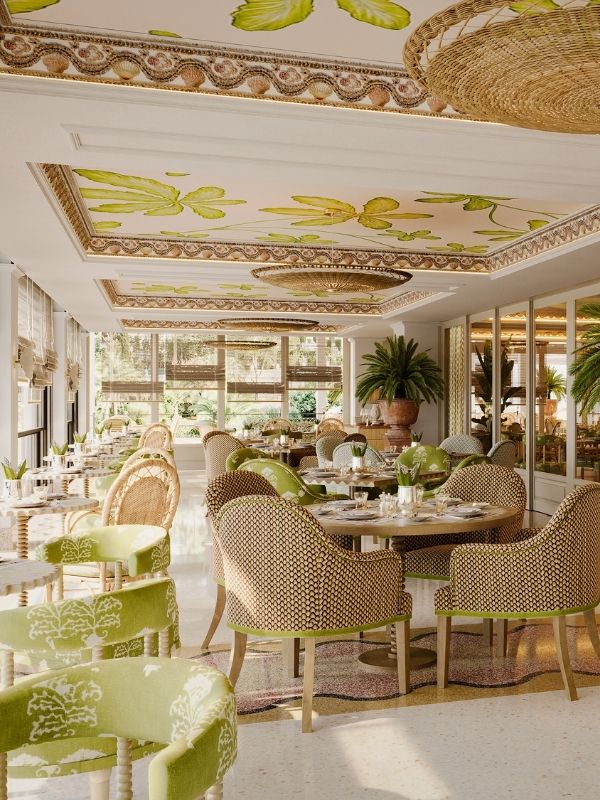 Restaurant mit Wintergarten im Castillo Hotel Son Vida